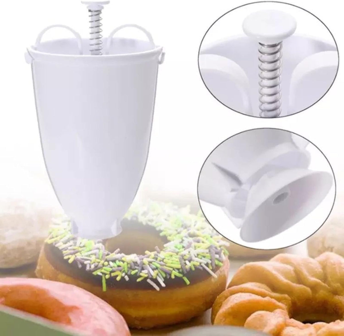 Donut Dough Dispenser – Perfectly Shaped Donuts Every Time