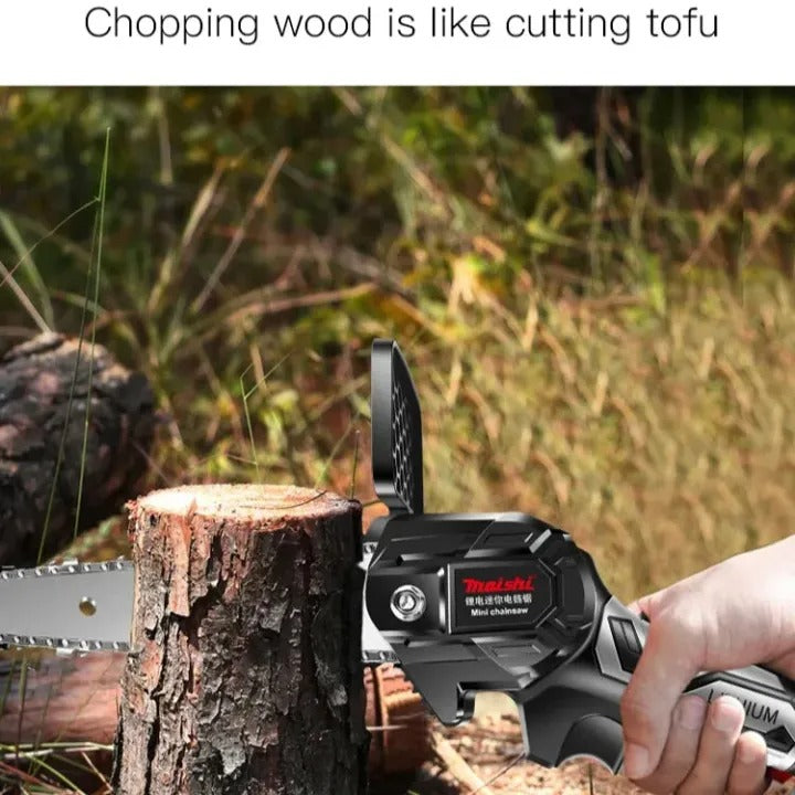Rechargeable Cordless Mini Chainsaw.