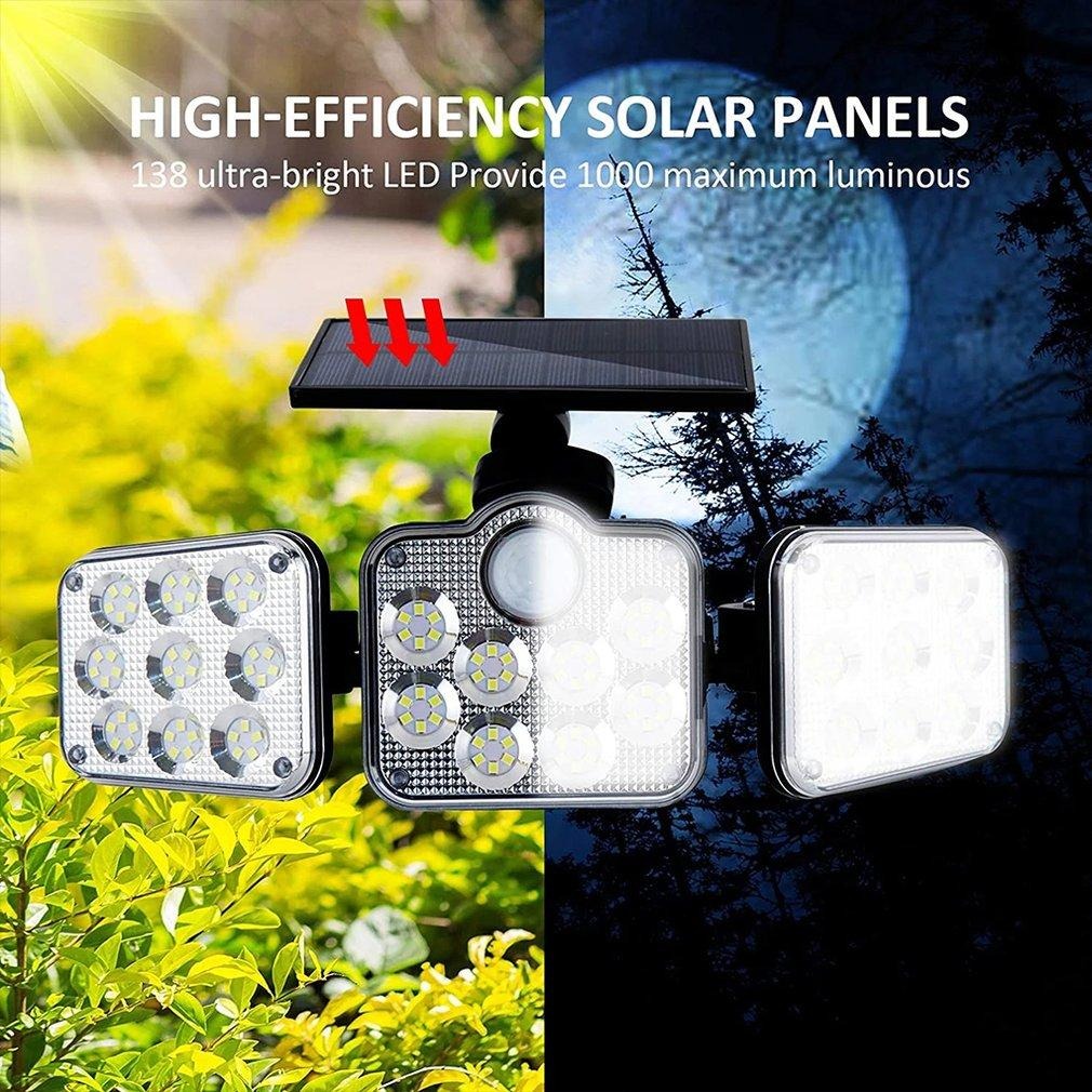 Solar Motion Sensor LED Wall Light