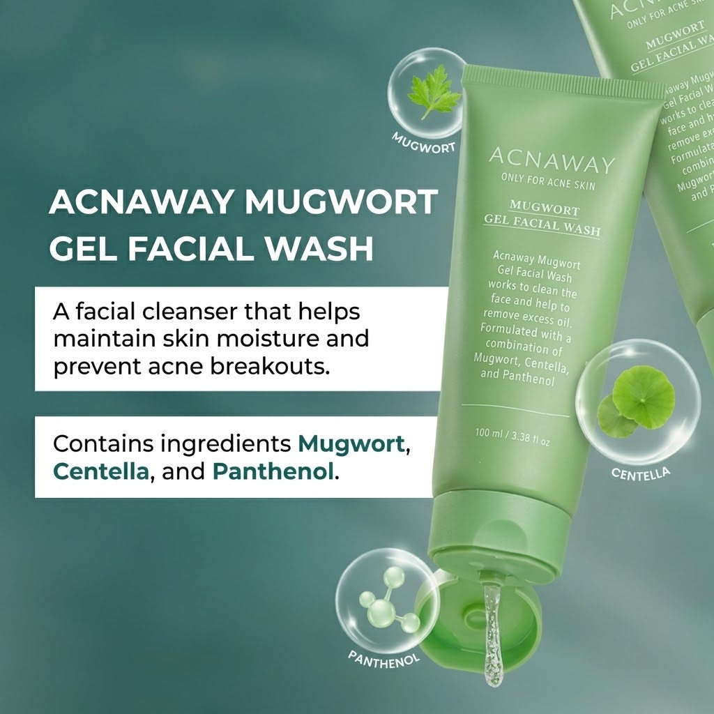 Salicylic Acid Mugwort Gel Mask – Deep Cleansing Clay-to-Foam Facial Cleanser