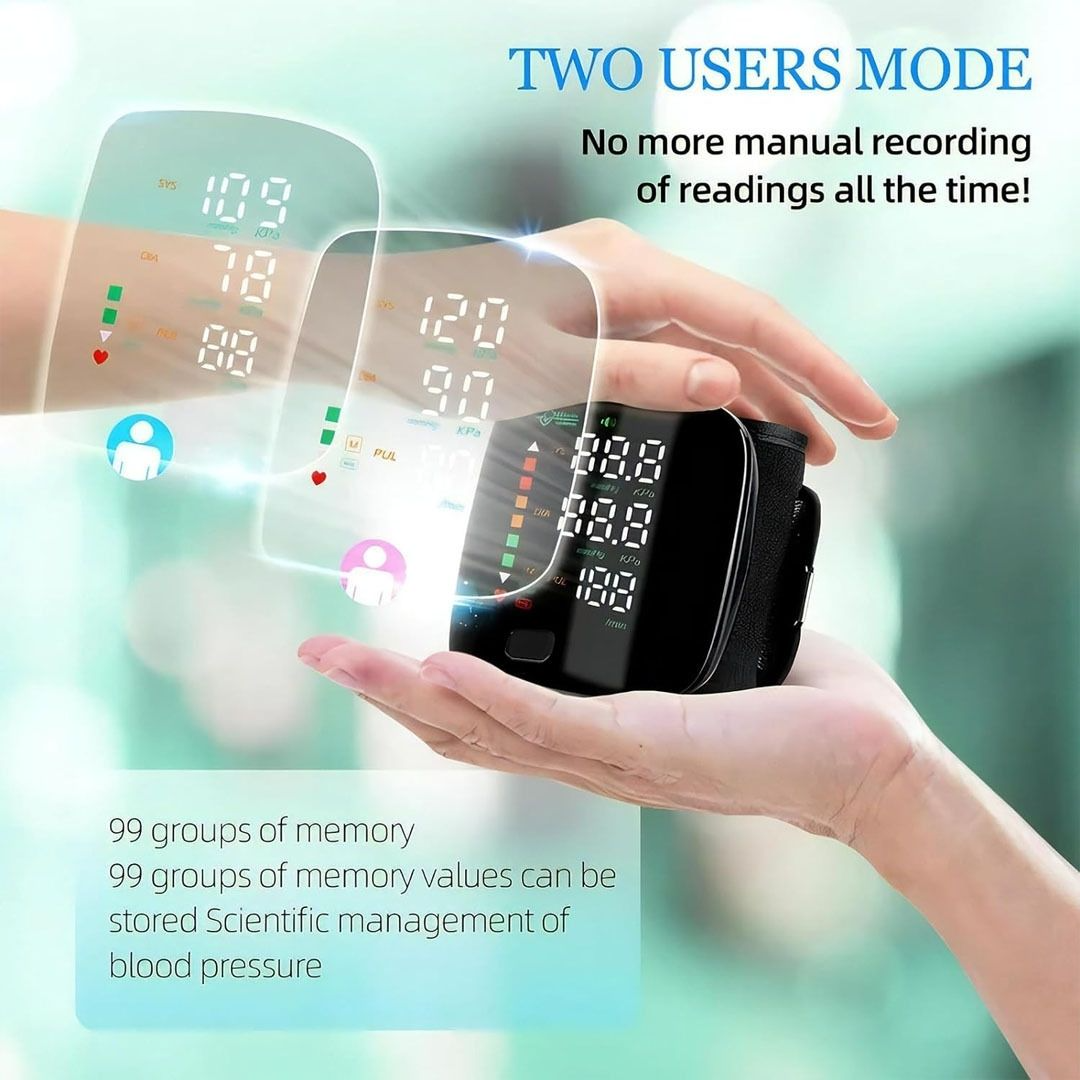Smart Digital Blood Pressure Monitor for Accurate, Easy & Reliable Readings