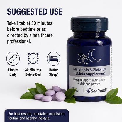 Melatonin Herbal Supplement Tablets