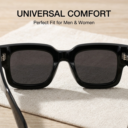 New Fashion Small Square Sunglasses for Women &Men – Retro Thick Frame UV400 Shades