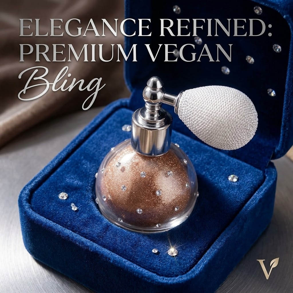 Bling Vegan Highlighter Spray – 3D Glitter Face &amp; Body Makeup Glow