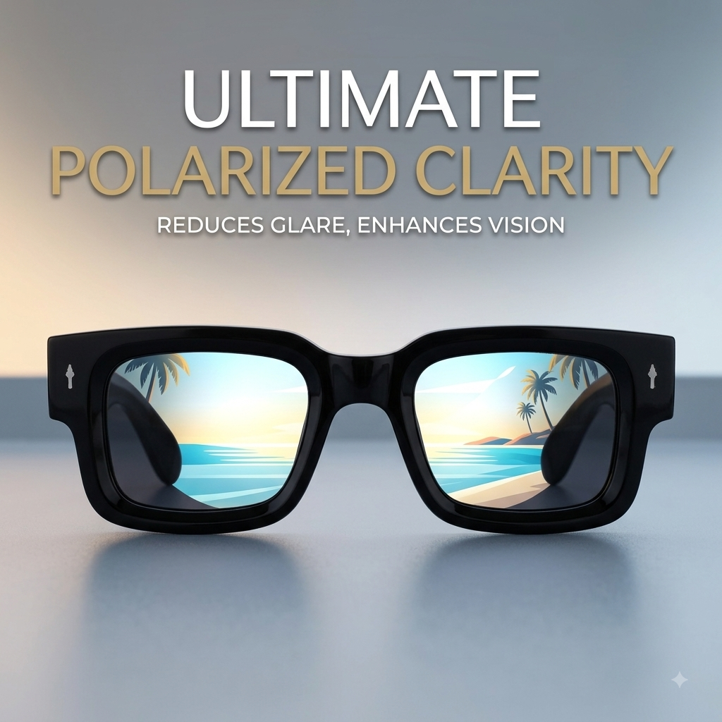 New Fashion Small Square Sunglasses for Women &Men – Retro Thick Frame UV400 Shades
