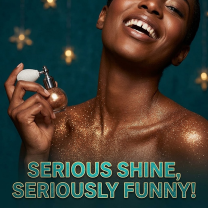 Bling Vegan Highlighter Spray – 3D Glitter Face &amp; Body Makeup Glow