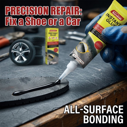 Instant Waterproof Repair Glue – Strong Rubber Adhesive for Tires, Soles & More