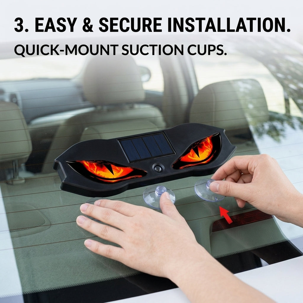 Window LED Ambient Display Light – Dynamic Emoticon Sign & Decorative Car Light Kit