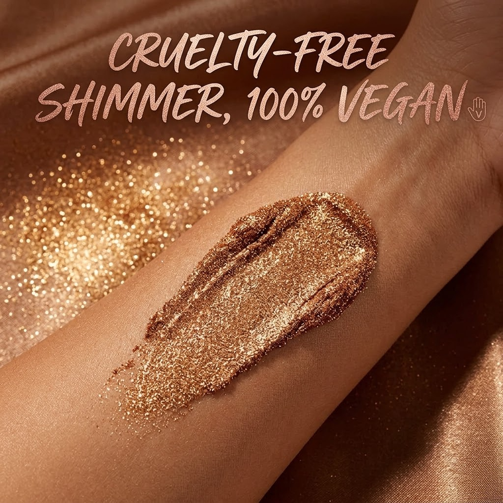 Bling Vegan Highlighter Spray – 3D Glitter Face &amp; Body Makeup Glow