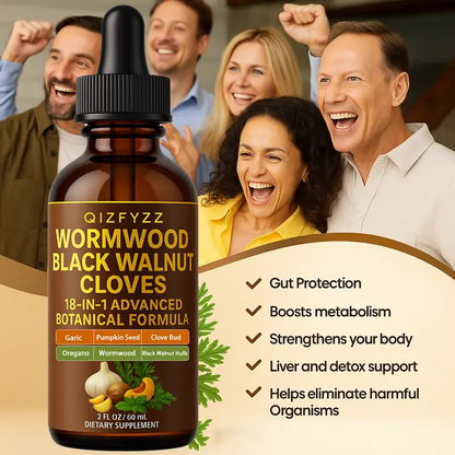 Organic Black Walnut Liquid Drops – Herbal Digestive Wellness Supplement