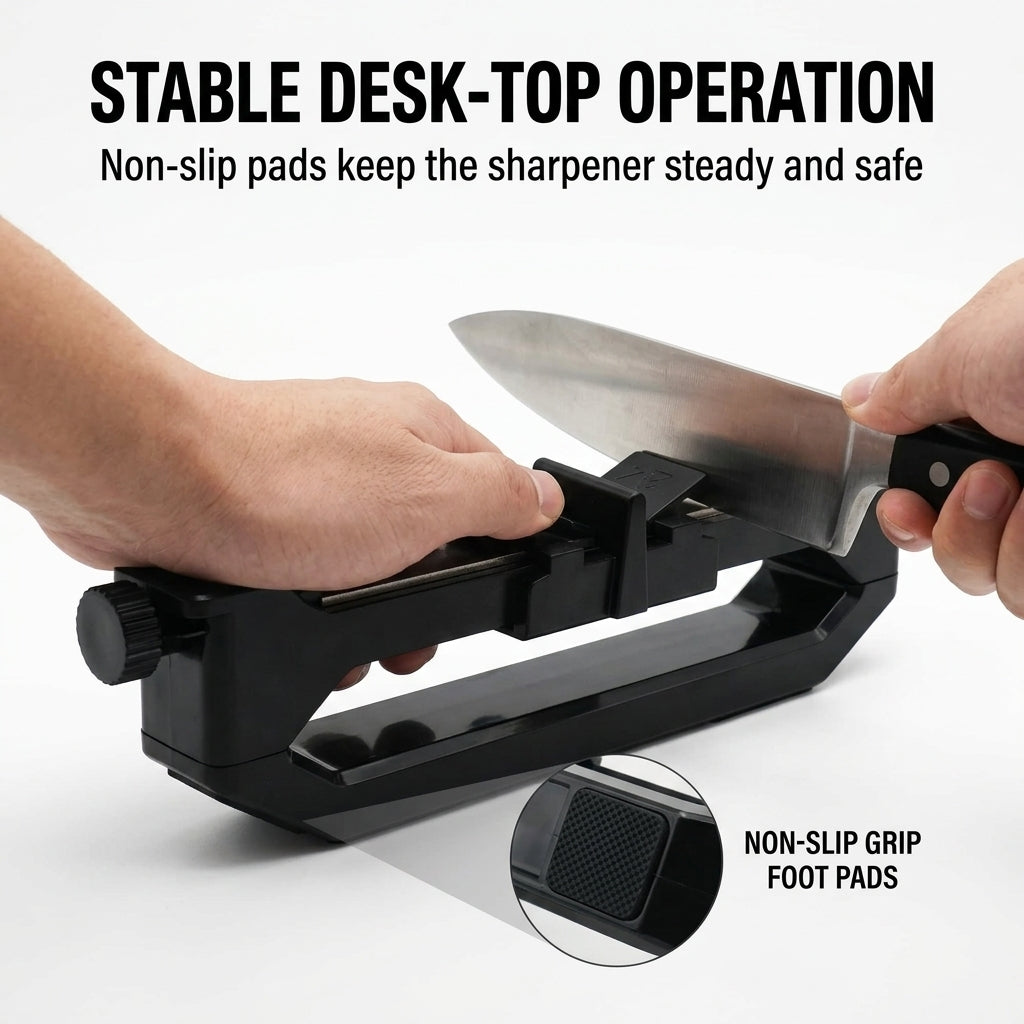 Multifunction Kitchen Knife Sharpener – Handheld Fast Sharpening & Precision Grinding Tool