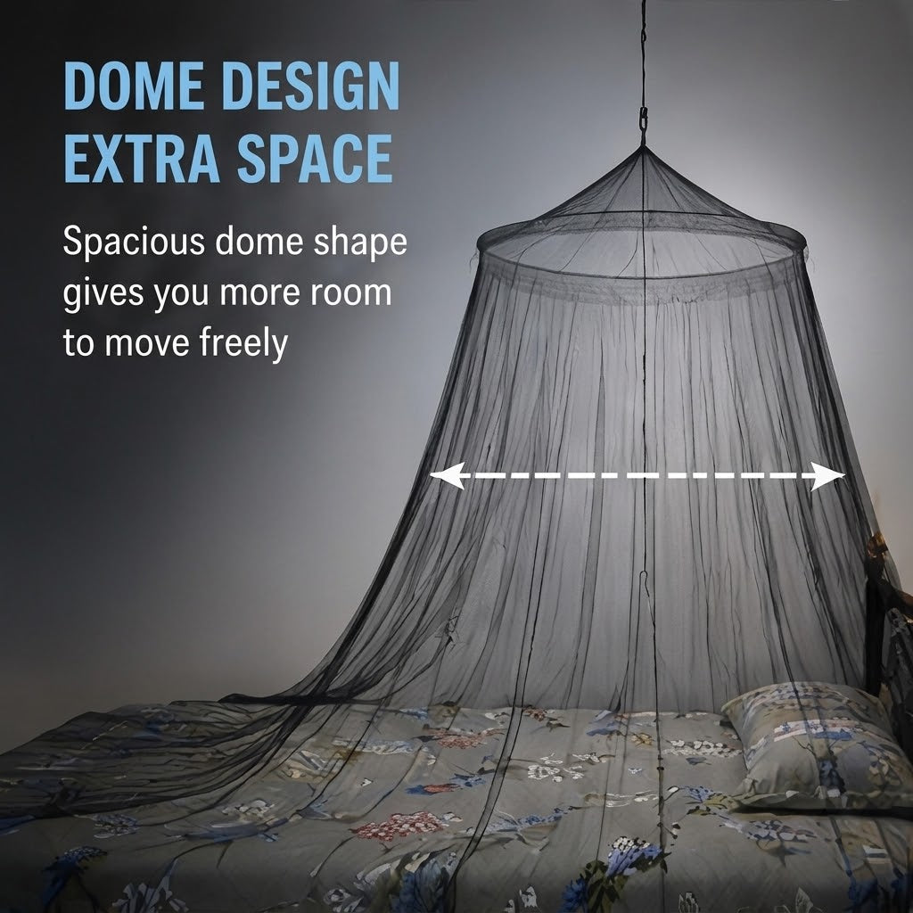 Mosquito Net Bed Canopy – Dome Bed Tent for Peaceful Sleep