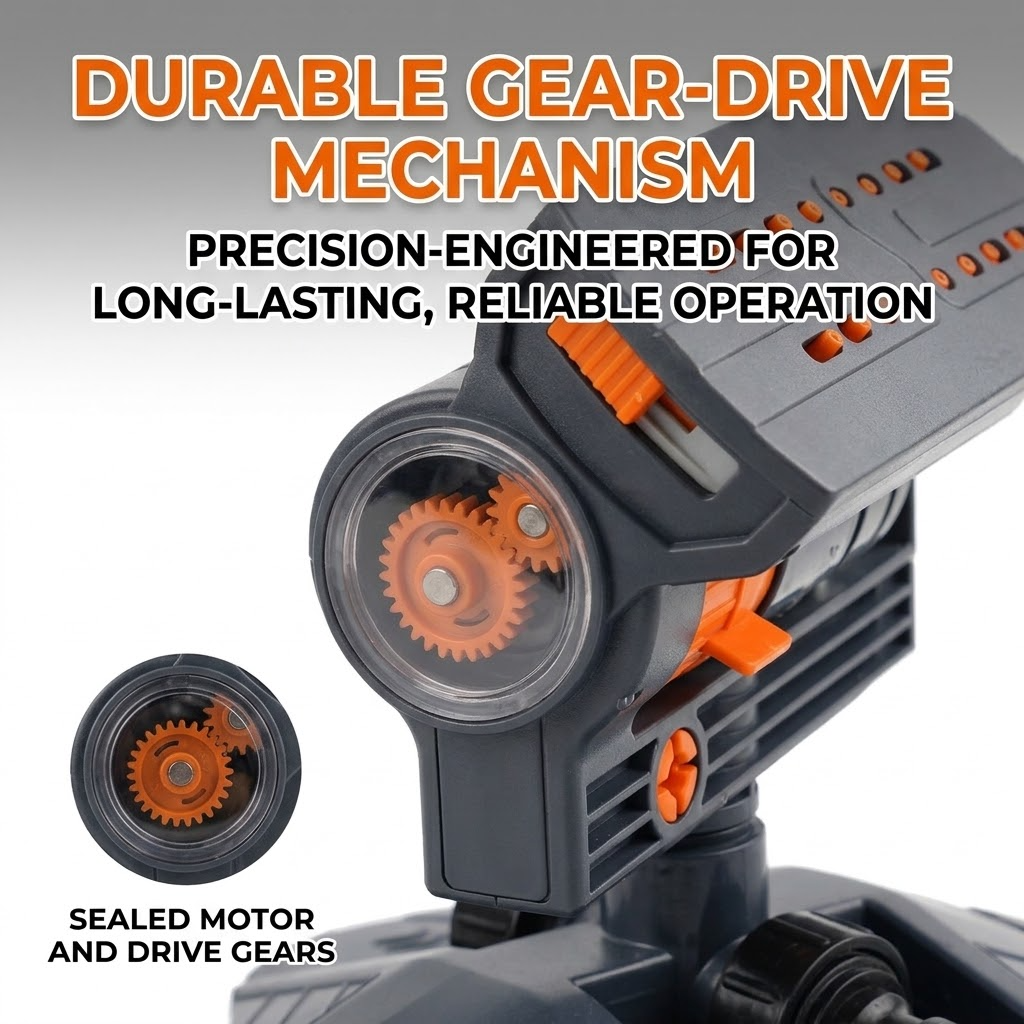 Oscillating Garden Lawn Sprinkler – Adjustable Yard Watering System for Lawns