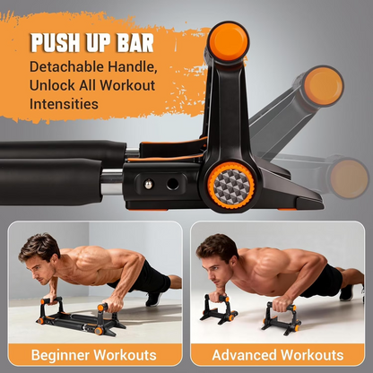 3-in-1 Rotating Arm Trainer Chest & Arm Home Gym Equipment