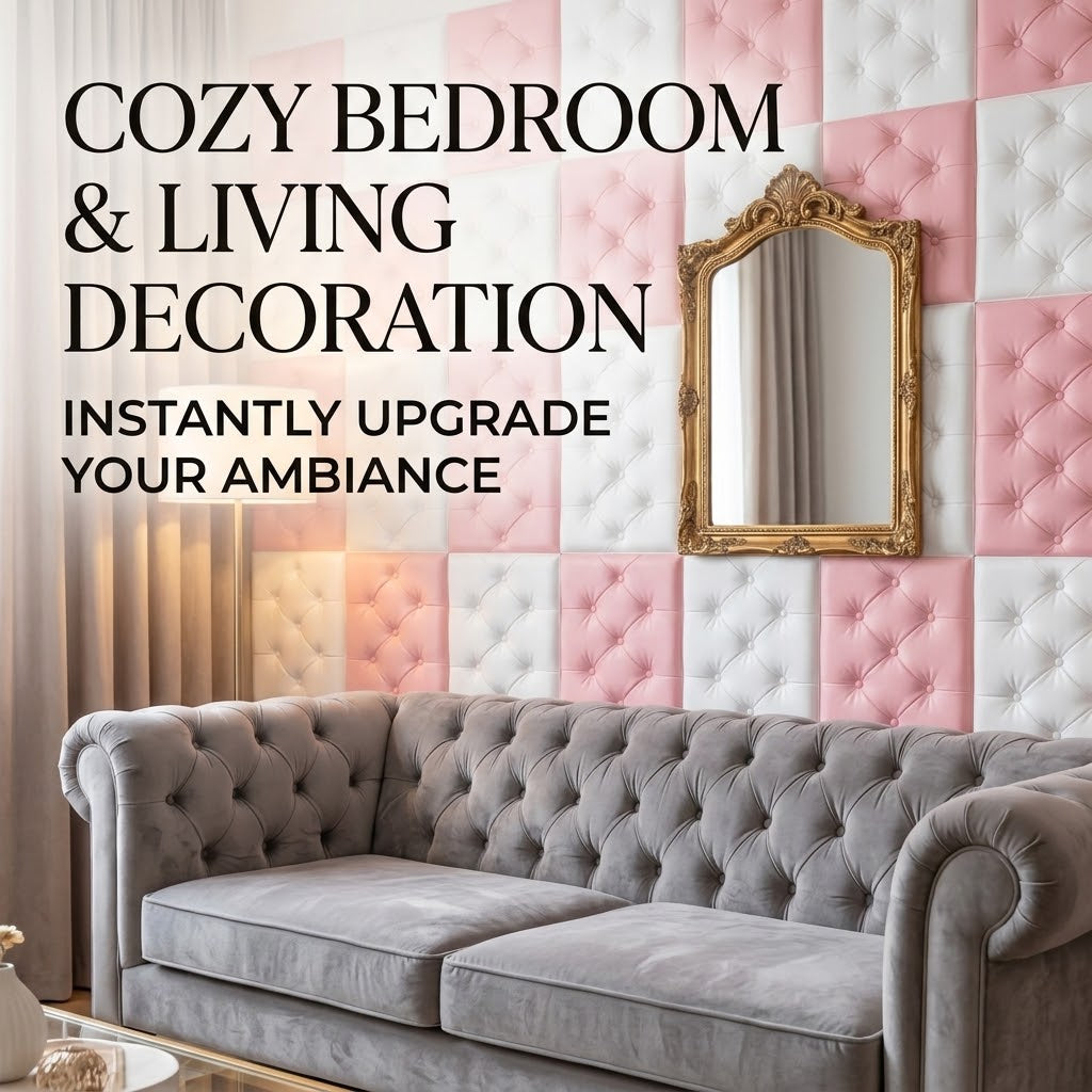 Classic Self-Adhesive Wall Stickers – Waterproof Moisture-Resistant Wallpaper for Bedroom Decor