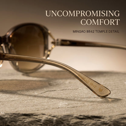 Fox Large-Frame Sunglasses – UV400 PC Lens Full-Rim Unisex Fashion Eyewear