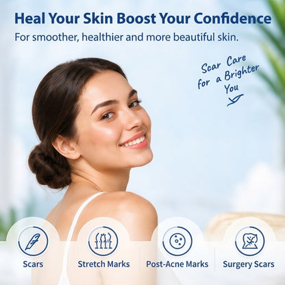 Silicone Scar Smoothing & Skin Repair Care for Scar Appearance