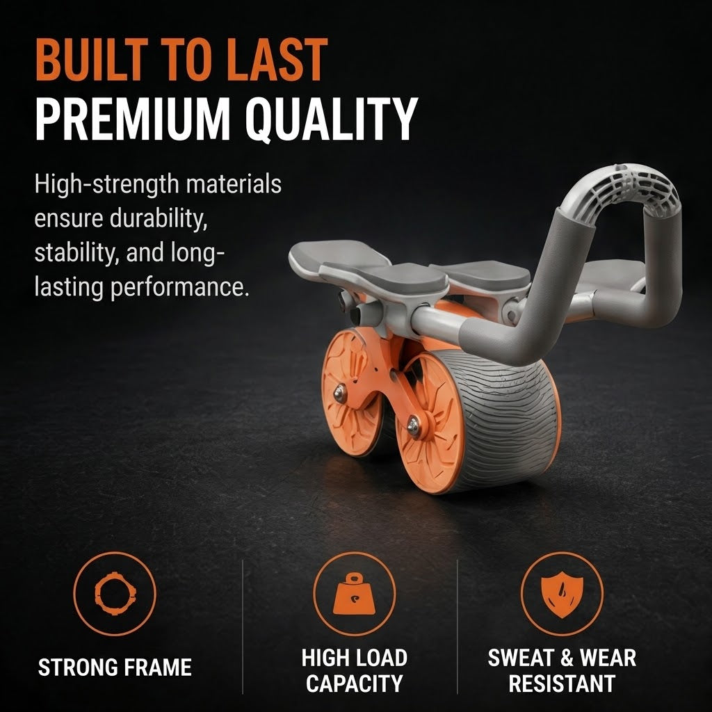 Automatic Rebound Ab Wheel – Abdominal & Core Training Equipment