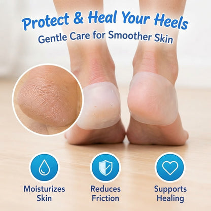 Silicone Gel Heel Pads – Cushioned Insoles for Everyday Foot Comfort