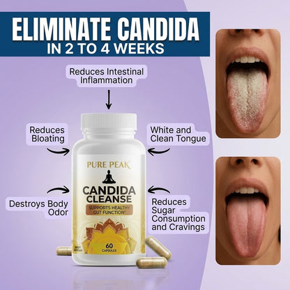 Candida Cleanse Capsules – Herbal Digestive & Gut Wellness Supplement