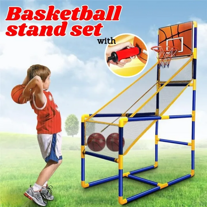 Adjustable Kids Basketball Training Set – Portable Hoop & Skills Practice