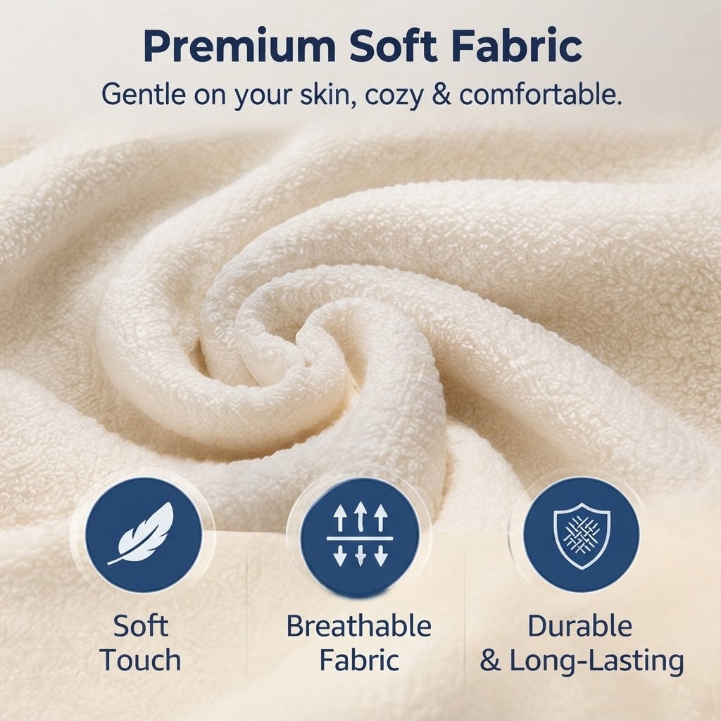 Stretchable Bed Headboard Cover – Soft, Washable & Elastic Bedside Protector