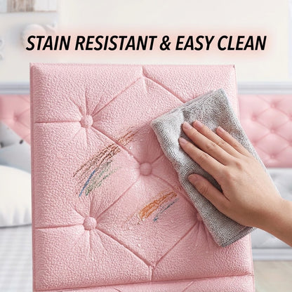 Classic Self-Adhesive Wall Stickers – Waterproof Moisture-Resistant Wallpaper for Bedroom Decor