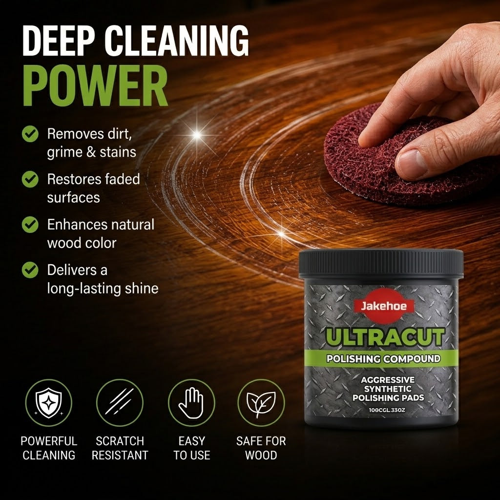 Furniture Polishing Paste – Cleans, Restores & Shines Wood Surfaces
