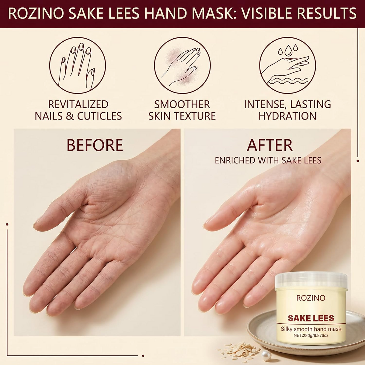 Moisturizing Hand Mask – Brightening & Softening Hand Care