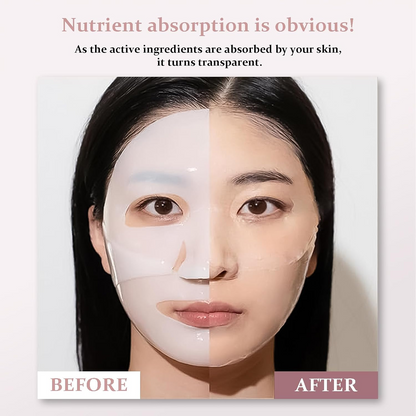 Vitamin C Hydrogel Face Mask – Hyaluronic Acid Overnight Anti-Aging Hydrating Sheet