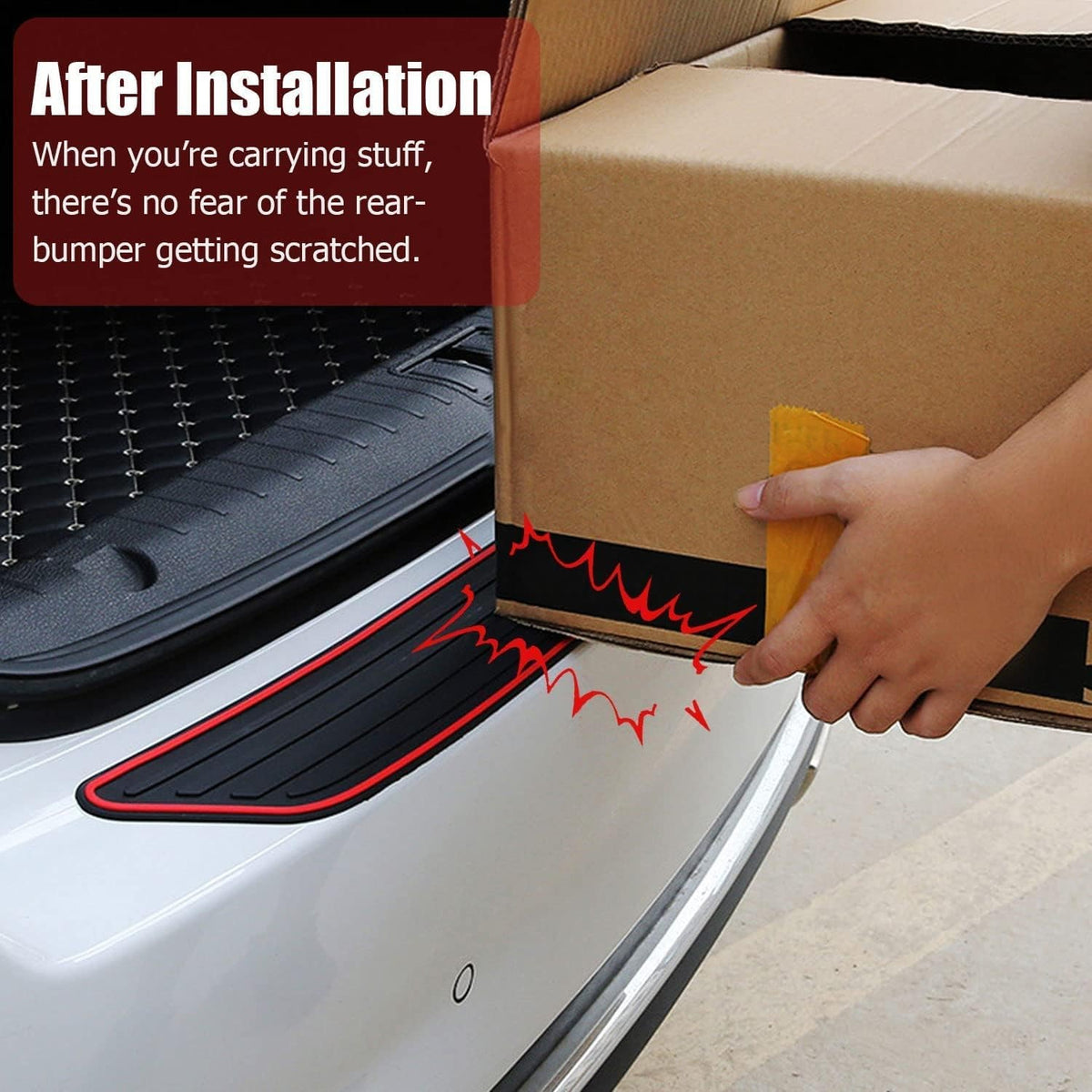 Rear Bumper Guard Strip – Scratch & Collision Protection with Style