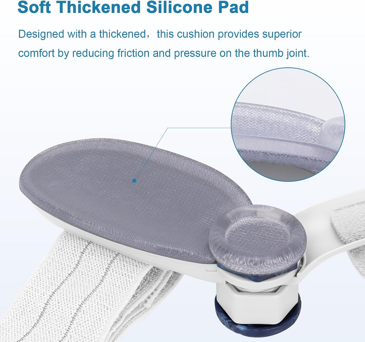 Adjustable Bunion Splint – Hallux Valgus Orthotic Support with Silicone Pad