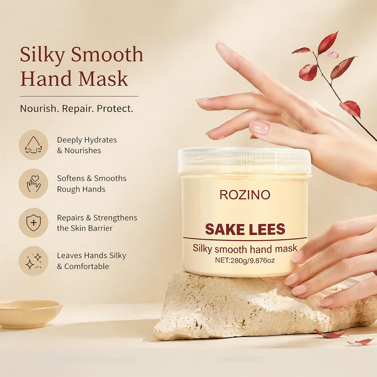 Moisturizing Hand Mask – Brightening & Softening Hand Care