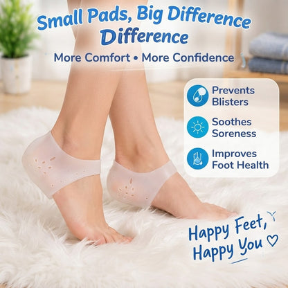 Silicone Gel Heel Pads – Cushioned Insoles for Everyday Foot Comfort