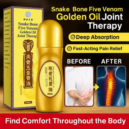 Snake Bone Joint & Muscle Massage Oil – Comfort Care for Joints and Muscles