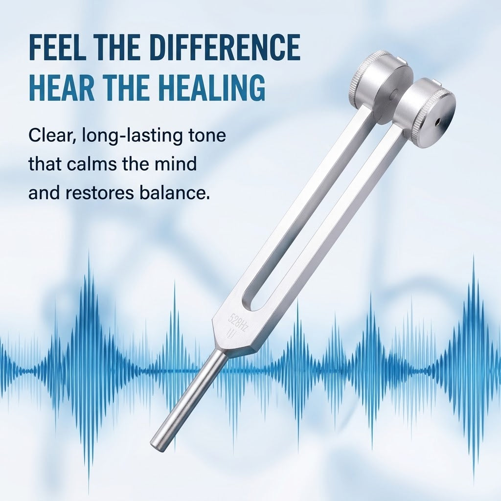 Sound Therapy Tuning Fork Set – Frequency Wellness & Relaxation Tool