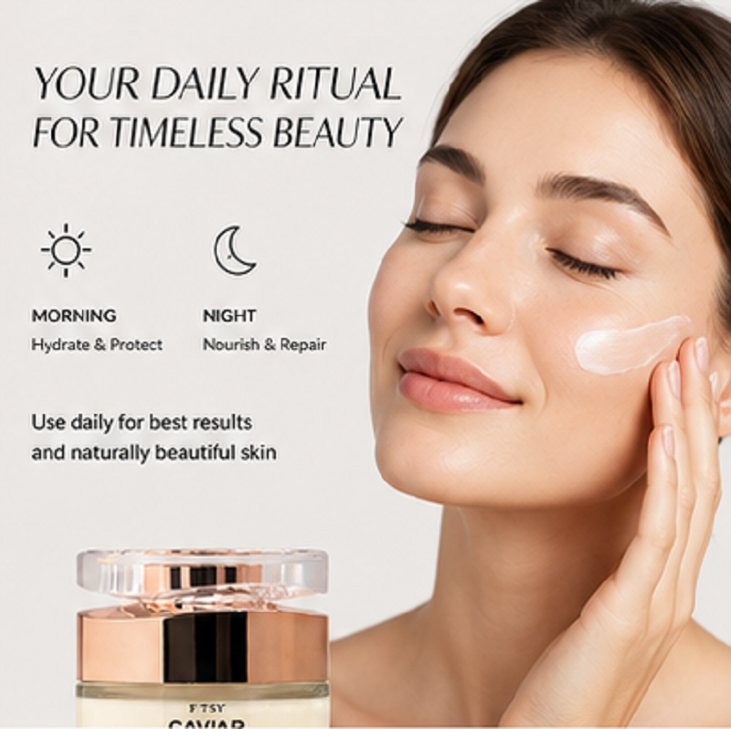 Luxury Caviar Face Cream – Anti-Aging Firming & Hydrating Moisturizer
