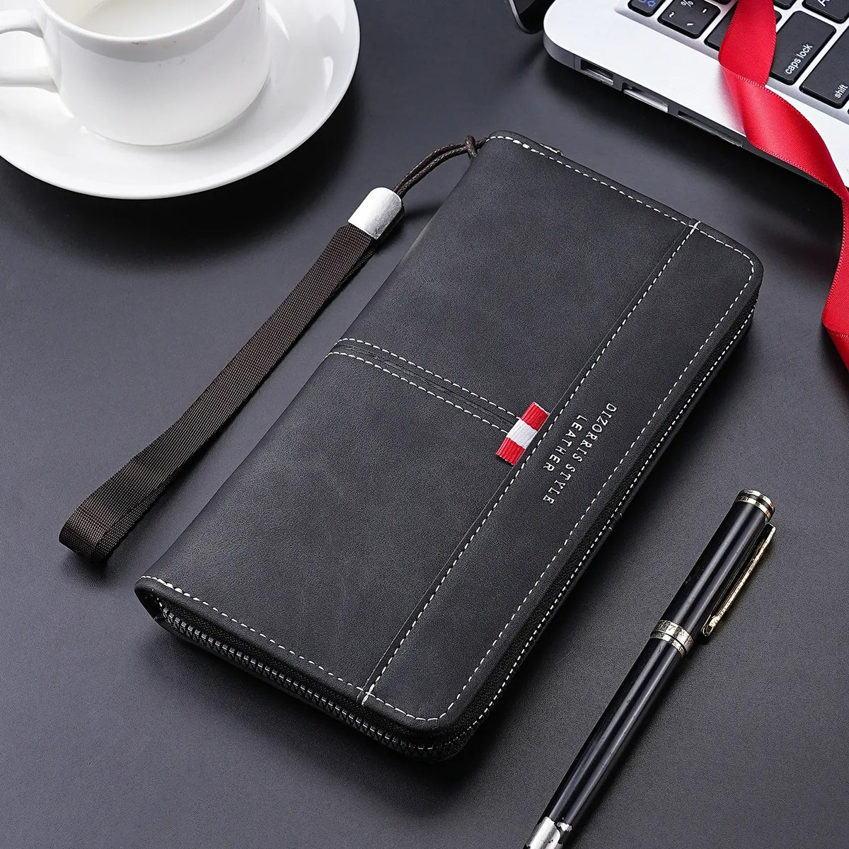 Large Capacity Zippered Mobile Phone Bag & Wallet – Compact, Secure & Stylish