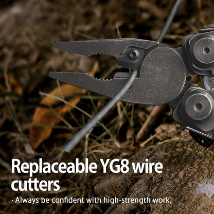 Stainless Steel Multitool Pliers – Folding Outdoor Tool for Camping, Hiking & Everyday Repairs