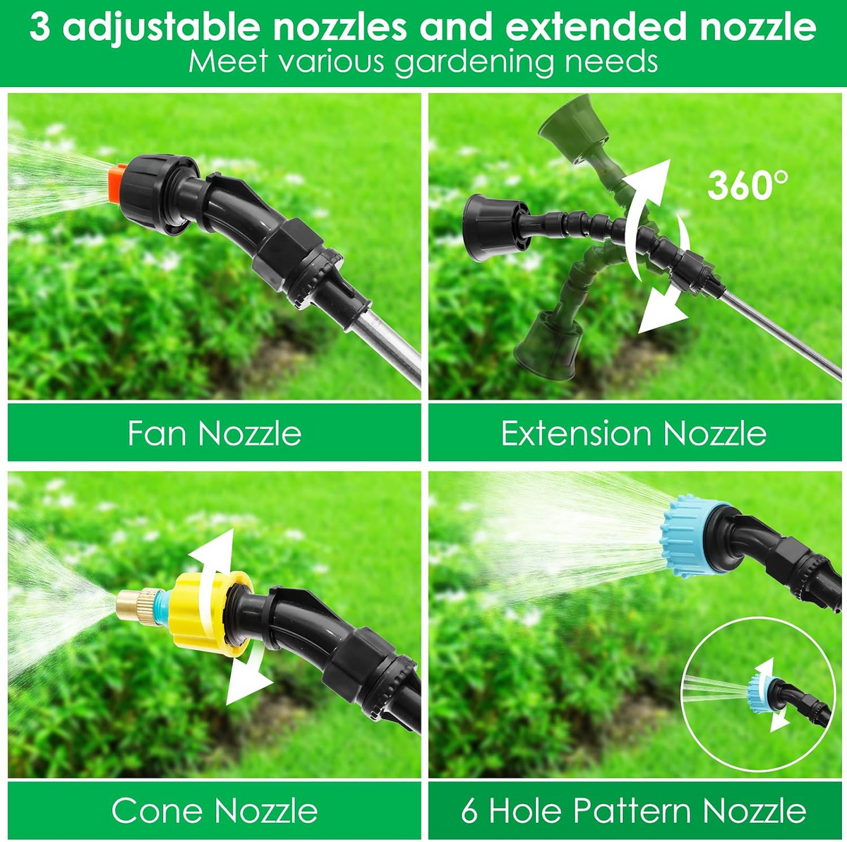 Portable Electric Garden Sprayer – USB Rechargeable Handheld Water Sprayer
