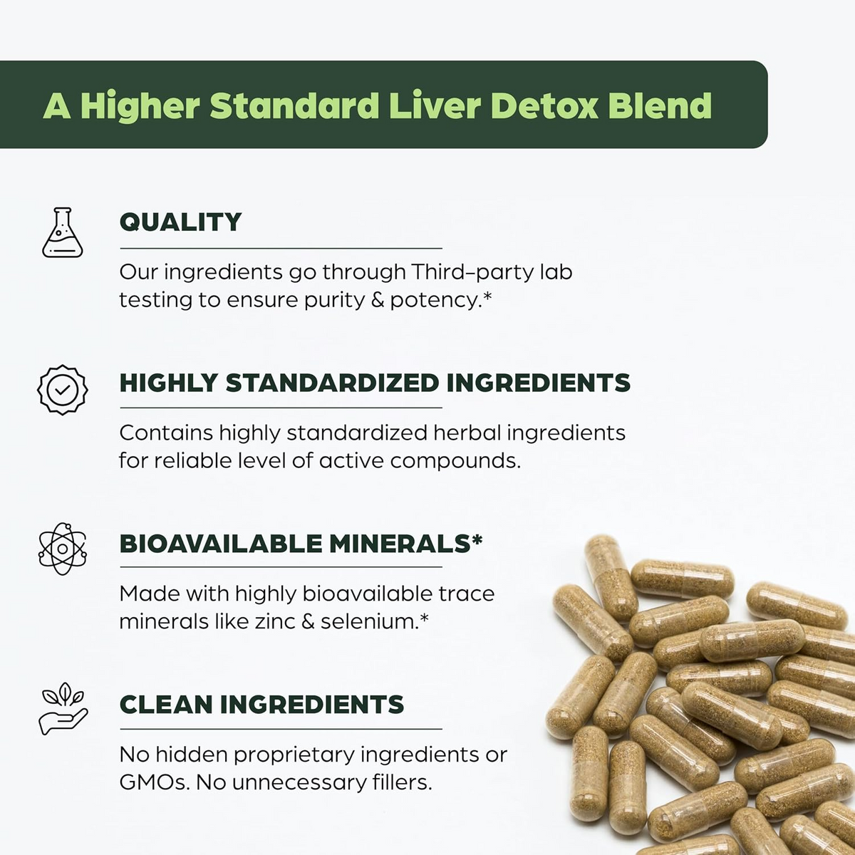 Milk Thistle & Dandelion Cleanse Capsules – Plant-Based Herbal Supplement