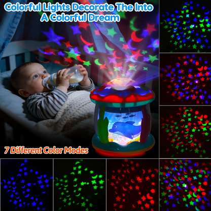Ocean Rotating Projector Light-Up Sensory & Educational Baby Toy