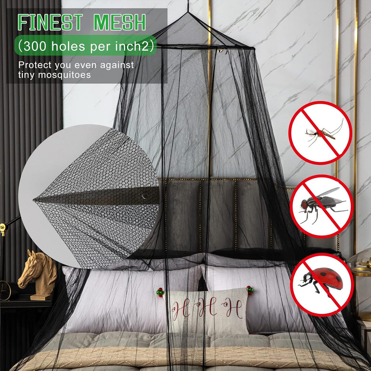 Mosquito Net Bed Canopy – Dome Bed Tent for Peaceful Sleep