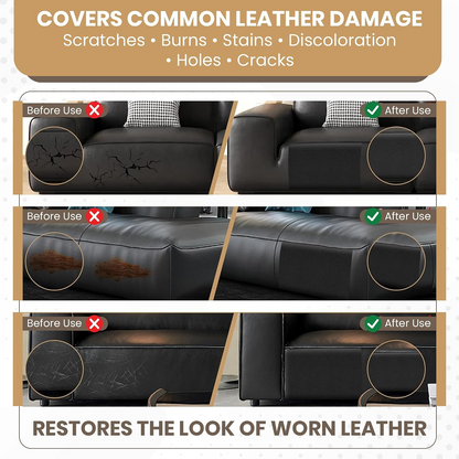 Self-Adhesive Leather Repair Patch Waterproof for Sofa & Furniture