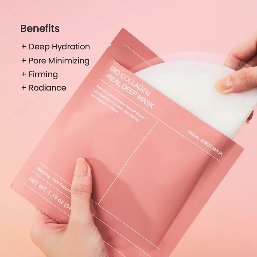 Vitamin C Hydrogel Face Mask – Hyaluronic Acid Overnight Anti-Aging Hydrating Sheet