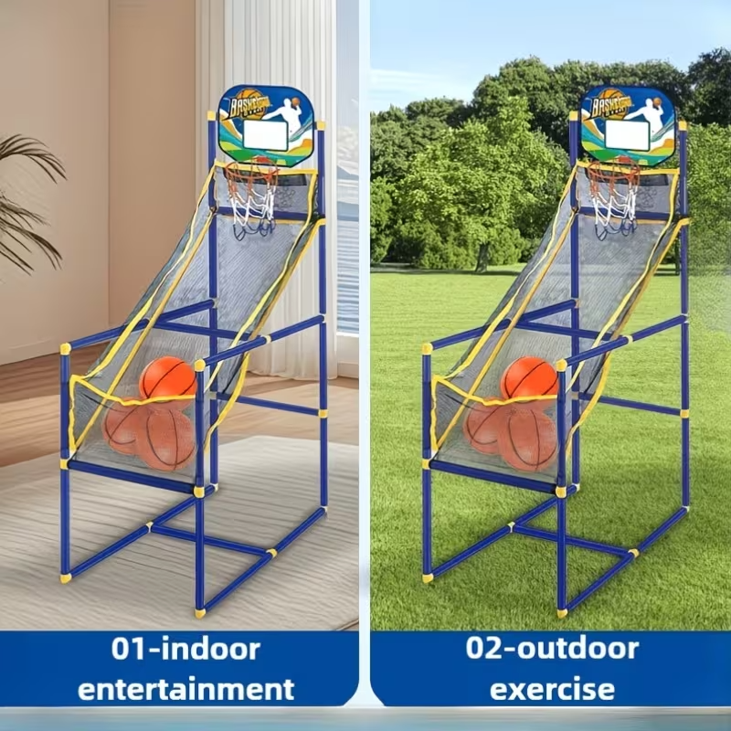 Adjustable Kids Basketball Training Set – Portable Hoop & Skills Practice