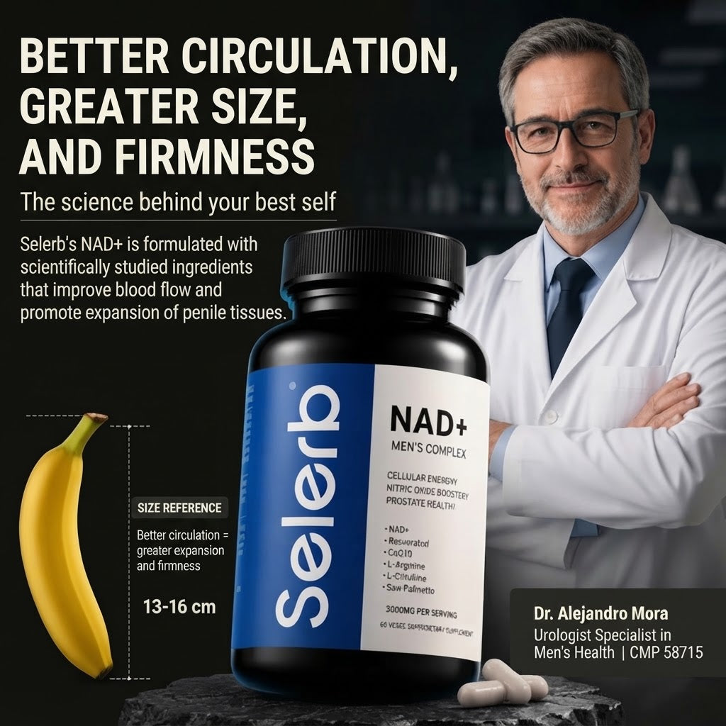 Men's NAD+ CoQ10 & Niacinamide Wellness Formula, 30 Capsules