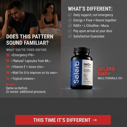 Men's NAD+ CoQ10 & Niacinamide Wellness Formula, 30 Capsules