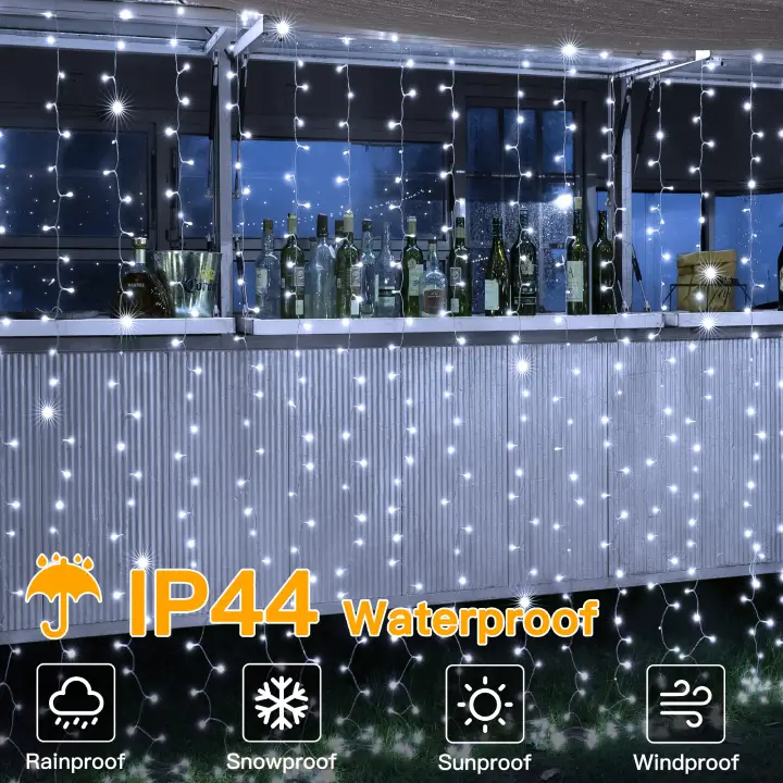 LED Curtain String Lights – USB-Powered Copper Wire Fairy Lights with Remote Control