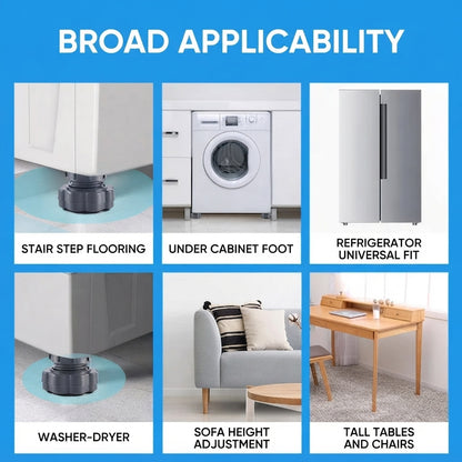 Adjustable Washing Machine Stand – Height-Adjustable Appliance Base with Stable Support